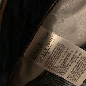 Cheeky button fly rainbow jean short